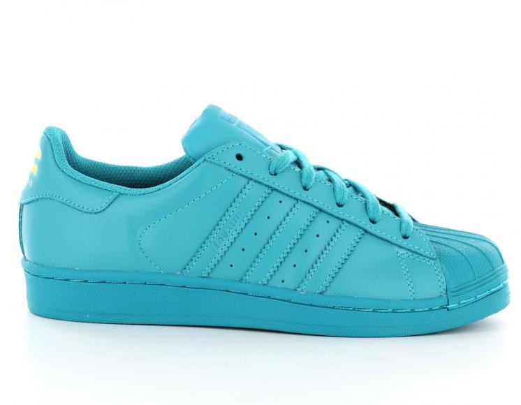 adidas superstar bleu electrique